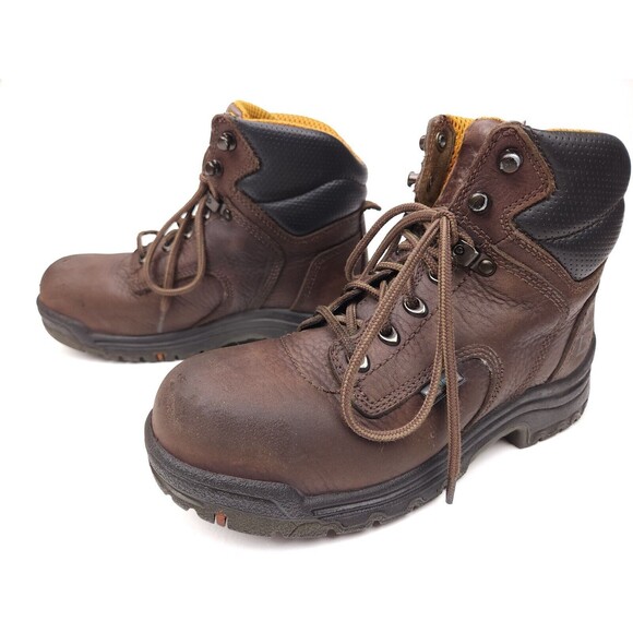 Timberland Shoes PRO 6" Brown - Sz 7 Wmns - Steel Toe Work Safety Boot 53359 - Picture 3 of 11